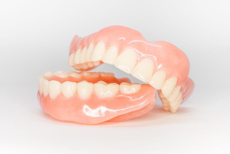 a set of dentures